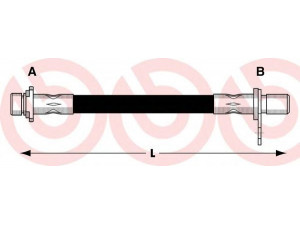 BREMBO T 83 002 stabdžių žarnelė 
 Stabdžių sistema -> Stabdžių žarnelės
9008094016, 9008094017, 9094702634