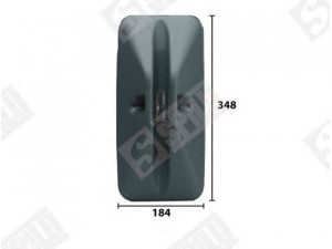 SPILU 61203 išorinis veidrodėlis, vairuotojo kabina 
 Kėbulas -> Langai/veidrodėliai -> Veidrodėlis
98424109