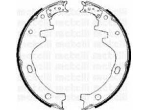 METELLI 53-0274 stabdžių trinkelių komplektas 
 Techninės priežiūros dalys -> Papildomas remontas
41060-B8626, 41060-B9600, 44060-20W25