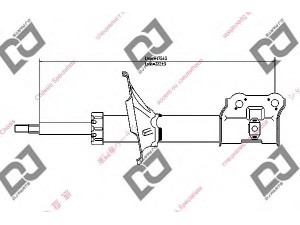 DJ PARTS DS1269GS amortizatorius 
 Pakaba -> Amortizatorius
5465025000, 5465025050, 5465025700