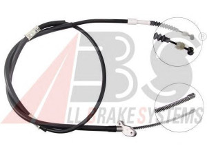 A.B.S. K16028 trosas, stovėjimo stabdys 
 Stabdžių sistema -> Valdymo svirtys/trosai
46420-33060