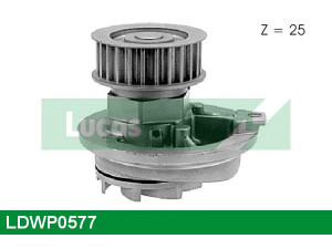 LUCAS ENGINE DRIVE LDWP0577 vandens siurblys 
 Aušinimo sistema -> Vandens siurblys/tarpiklis -> Vandens siurblys
1334054, 90444123, 96353150, R1160031