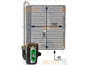 HELLA 8FV 351 331-321 garintuvas, oro kondicionierius 
 Oro kondicionavimas -> Garintuvas
1 690 896, 1 818 204, AV6N 19850 BA