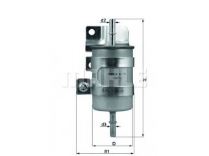 KNECHT KL 598 kuro filtras 
 Techninės priežiūros dalys -> Papildomas remontas
6W839B072AD, C2P13476, C2P9516