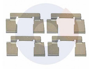 CARRAB BRAKE PARTS 2307 priedų komplektas, diskinių stabdžių trinkelės 
 Stabdžių sistema -> Diskinis stabdys -> Stabdžių dalys/priedai