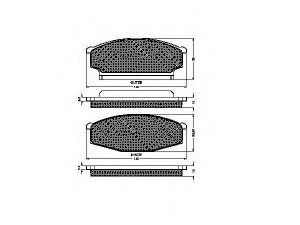 SPIDAN 31466 stabdžių trinkelių rinkinys, diskinis stabdys
41060-T6425, 41060-T6490, 41060-T7891