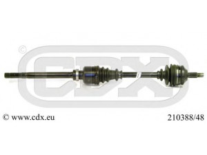 CDX 210388/48 kardaninis velenas 
 Ratų pavara -> Kardaninis velenas
32733Q, 32735Z, 9626084088, 32733Q