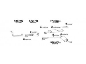 VENEPORTE 630121 išmetimo sistema 
 Išmetimo sistema -> Išmetimo sistema, visa