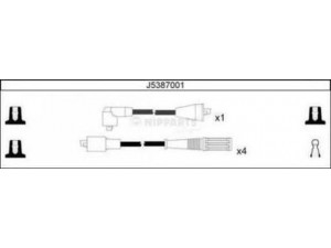 NIPPARTS J5387001 uždegimo laido komplektas 
 Kibirkšties / kaitinamasis uždegimas -> Uždegimo laidai/jungtys
32591-4300, 42058-7000, 42072-7000