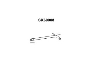 VENEPORTE SK60008 išleidimo kolektorius 
 Išmetimo sistema -> Išmetimo vamzdžiai
6Q7253201B, 6Q7253201C