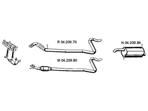 EBERSPÄCHER 042420 išmetimo sistema 
 Išmetimo sistema -> Išmetimo sistema, visa