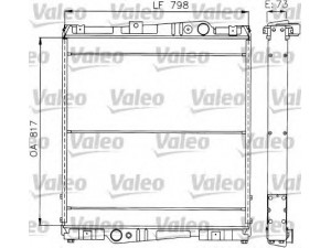 VALEO 730601 radiatorius, variklio aušinimas 
 Aušinimo sistema -> Radiatorius/alyvos aušintuvas -> Radiatorius/dalys
50033455AT, 1664500, 273362222