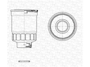 MAGNETI MARELLI 213908526000 kuro filtras 
 Techninės priežiūros dalys -> Papildomas remontas
23303-87309-000, 8-94369299-3, 1456-23-570A