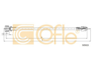 COFLE S05023 tachometro velenas 
 Dviratė transporto priemonės -> Kabeliai ir tachometro velenaai -> Tachometro velenas
6015420307, A6015420307