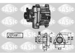 SASIC 7076001 hidraulinis siurblys, vairo sistema 
 Vairavimas -> Vairo pavara/siurblys
46406954, 55186707