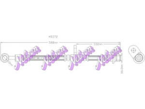 Brovex-Nelson H5372 stabdžių žarnelė 
 Stabdžių sistema -> Stabdžių žarnelės
46430SP0023, 46430SP0024