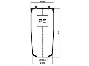 PE Automotive 084.053-71A dėklas, pneumatinė pakaba 
 Pakaba -> Pneumatinė pakaba
0 513 982, 513982