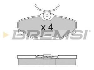 BREMSI BP2884 stabdžių trinkelių rinkinys, diskinis stabdys 
 Techninės priežiūros dalys -> Papildomas remontas
1U2Z2V200PA, F3DZ2200A, F6DZ2200AA
