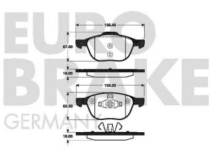 EUROBRAKE 5502222561 stabdžių trinkelių rinkinys, diskinis stabdys 
 Techninės priežiūros dalys -> Papildomas remontas
1223682, 1321517, 1360305, 1566093