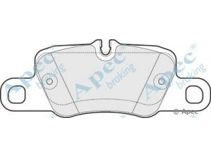 APEC braking PAD1725 stabdžių trinkelių rinkinys, diskinis stabdys 
 Techninės priežiūros dalys -> Papildomas remontas
97035294703, 97035294902, 97035294904