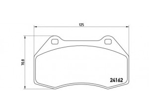 BREMBO P 68 036 stabdžių trinkelių rinkinys, diskinis stabdys 
 Techninės priežiūros dalys -> Papildomas remontas
7701208218, 8671016704, 410603303R