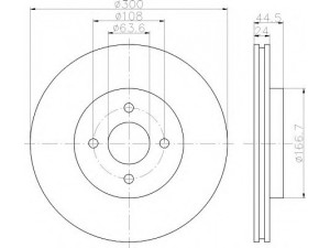 HELLA 8DD 355 112-081 stabdžių diskas 
 Stabdžių sistema -> Diskinis stabdys -> Stabdžių diskas
4328921, 4410264