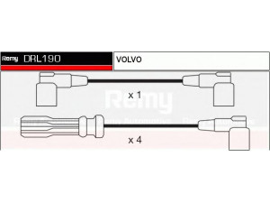 DELCO REMY DRL190 uždegimo laido komplektas 
 Kibirkšties / kaitinamasis uždegimas -> Uždegimo laidai/jungtys
1367224-1, 270749-5, 270880-8, 270897-2