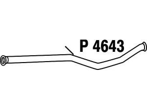 FENNO P4643 vidurinis duslintuvas 
 Išmetimo sistema -> Duslintuvas
1717-JL