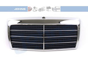 JOHNS 50 14 05-0 radiatorius grotelės 
 Kėbulas -> Kėbulo dalys/ sparnas/buferis -> Priekinis aerodinaminio pasipriešinimo sumažinimas/grotelės
124 880 0583, 124 880 0783