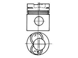 KOLBENSCHMIDT 92968600 stūmoklis
307 070 9 NA, 307 074 8 M 91, 307 074 8 M 92