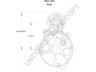 PRESTOLITE ELECTRIC MS1-453 starteris
R0461184, 111000, 47 809 74, 73130625