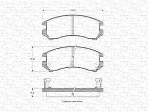 MAGNETI MARELLI 363702160963 stabdžių trinkelių rinkinys, diskinis stabdys 
 Techninės priežiūros dalys -> Papildomas remontas
41060-58A86, 41060-72A86, 41060-72A87