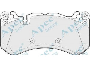 APEC braking PAD1616 stabdžių trinkelių rinkinys, diskinis stabdys 
 Techninės priežiūros dalys -> Papildomas remontas
0044207620, 0044208420, 0044208920