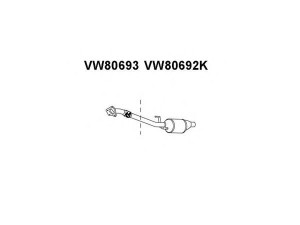 VENEPORTE VW80693 išleidimo kolektorius
2D0253091M