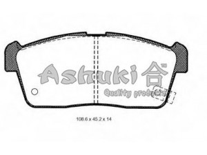 ASHUKI 1080-1208 stabdžių trinkelių rinkinys, diskinis stabdys 
 Techninės priežiūros dalys -> Papildomas remontas
04465-B1020, 04465-B1040, 04491-97217
