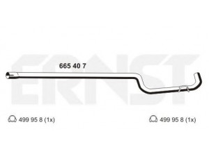 ERNST 665407 išleidimo kolektorius 
 Išmetimo sistema -> Išmetimo vamzdžiai
52 78 194 AA, 52 78 194 AB, 52 78 194 AC