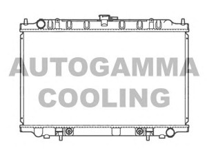 AUTOGAMMA 105573 radiatorius, variklio aušinimas