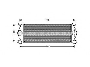 AVA QUALITY COOLING RT4448 tarpinis suslėgto oro aušintuvas, kompresorius 
 Variklis -> Oro tiekimas -> Įkrovos agregatas (turbo/superįkrova) -> Tarpinis suslėgto oro aušintuvas
5010514385, 5010619437, 7420866948