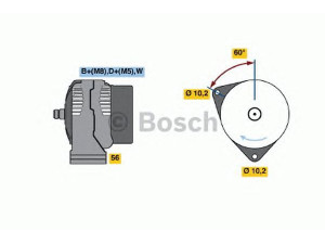 BOSCH 0 123 315 501 kintamosios srovės generatorius 
 Elektros įranga -> Kint. sr. generatorius/dalys -> Kintamosios srovės generatorius
1516410R, 51 26101 7237, AL 11 167 5