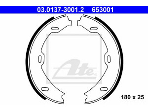 ATE 03.0137-3001.2 stabdžių trinkelių komplektas, stovėjimo stabdis
