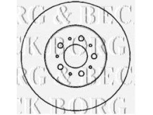 BORG & BECK BBD5761S stabdžių diskas 
 Dviratė transporto priemonės -> Stabdžių sistema -> Stabdžių diskai / priedai
30657301, 306573013, 31262489