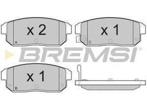 BREMSI BP3184 stabdžių trinkelių rinkinys, diskinis stabdys 
 Techninės priežiūros dalys -> Papildomas remontas
5580060J00, 5580060J10