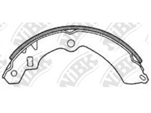 NiBK FN9934 stabdžių trinkelių komplektas 
 Techninės priežiūros dalys -> Papildomas remontas