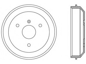 OPEN PARTS BAD9055.10 stabdžių būgnas 
 Stabdžių sistema -> Būgninis stabdys -> Stabdžių būgnas
0004329V001, 0004329V001000000
