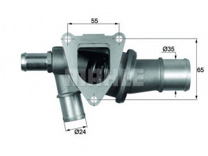 MAHLE ORIGINAL TI 79 87D termostatas, aušinimo skystis 
 Aušinimo sistema -> Termostatas/tarpiklis -> Thermostat
60569028, 60556559, 60569028