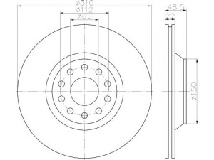 HELLA PAGID 8DD 355 121-911 stabdžių diskas 
 Stabdžių sistema -> Diskinis stabdys -> Stabdžių diskas
1K0615601N, 1K0615601N, 1K0615601N