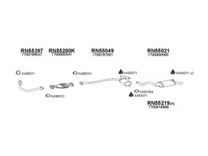 VENEPORTE 550033 išmetimo sistema 
 Išmetimo sistema -> Išmetimo sistema, visa