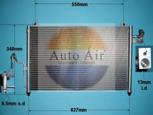 AUTO AIR GLOUCESTER 16-1189 kondensatorius, oro kondicionierius 
 Oro kondicionavimas -> Kondensatorius
B25F61480, B25H61480, B25P61480A
