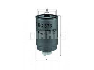 KNECHT KC 373 kuro filtras 
 Degalų tiekimo sistema -> Kuro filtras/korpusas
1908556