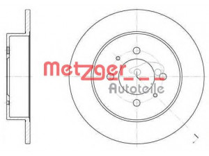 METZGER 6531.00 stabdžių diskas 
 Stabdžių sistema -> Diskinis stabdys -> Stabdžių diskas
4320654C00, 4320654C01